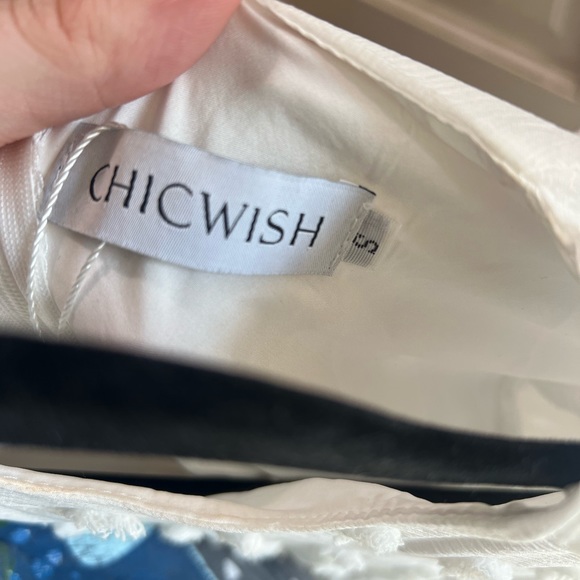 Chicwish white polka dot ‘cotton candy’ sheer midi dress - Picture 7 of 7